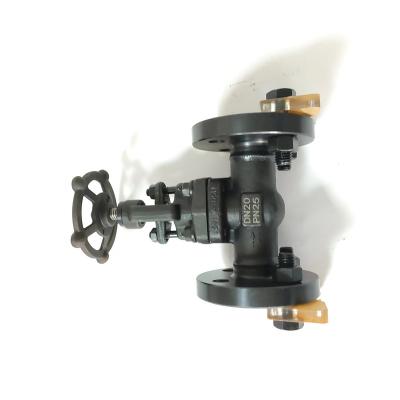 China General Dn15 Pn40 A105 Forged Flanged Globe Valve for sale