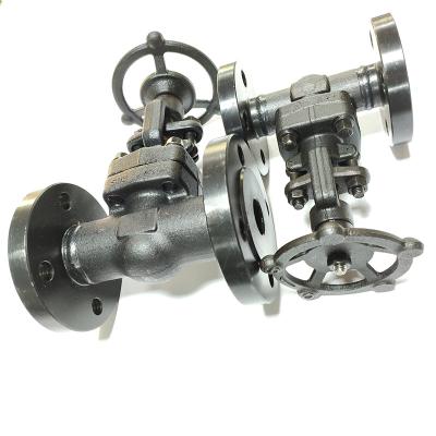 China General Standard Flanged End Forged Steel Globe Valve for sale