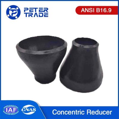 China Koolstofstaal ASTM A234 WPB ASME B16.9 Concentrische reducer Fitting BW reducer voor de chemische industrie Te koop