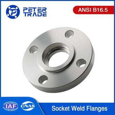 Cina A105 ASME B16.5 Flanges di saldatura di stainless steel a carbonio standard SW Faccia sollevata NPS 1/2' a NPS 24' classe 600LB in vendita