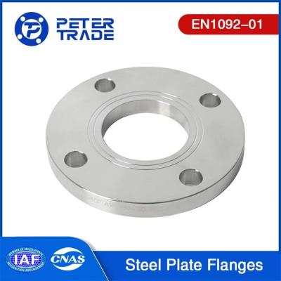 China EN1092-01 Tipo estándar 01 Flange de placas de acero inoxidable SS304 SS316L PN 2.5 PLFF Caras planas en venta