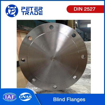 China DIN 2527 PN16 CS Flansche Blindplatte aus Kohlenstoffstahl/Edelstahl Flansche DN 10 - DN 1000 für industrielle Rohrleitungen zu verkaufen