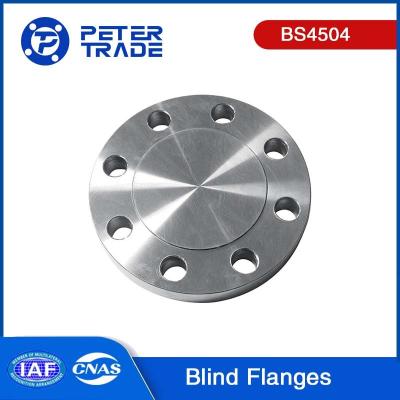 China BS4504 Stainless Steel Blind Flange 6 Inch PN2.5 A182 F304/304L F316/316L Flange BLRF For Industrial Pipelines for sale