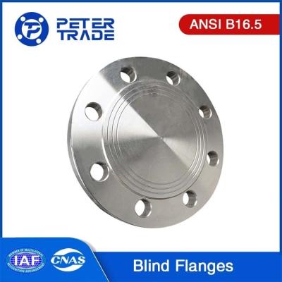 China 150LB ANSI/ASME B16.5 Carbon Steel Blind Flanges A105 Raised Face and Flat Face for Pipelines for sale