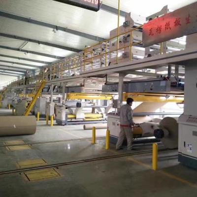 China Food Used 3/5/7 Layer Carton Box Making Corrugated Cardboard Production Line for sale