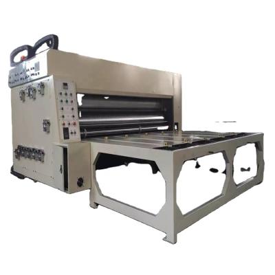 China Corrugated Cardboard Box Printing Semi Automatic Corrugated Cardboard Flexo Printing Slotting Die Cutting Machine for sale