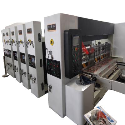 China Hotels Cheaper Price Automatic Printing With Slotter And Die Cutting Machine / Corrugated Box Printing Machine for sale