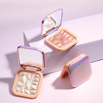 China Custom Private Label Waterproof Single Logo Face Glow 8 Color Iluminadores Accentuate Makeup Bronzer Powder Highlighter Bar Palette for sale