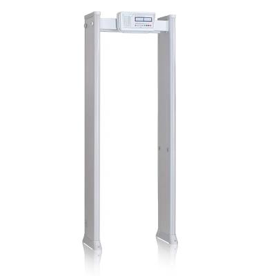 中国 Security surveillance LCD display digital walk through metal detector with 18 Detecting zone 販売のため