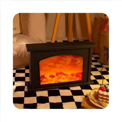 China Home decoration led flame lamp simulation portable fireplace led flame lantern lamps for sale