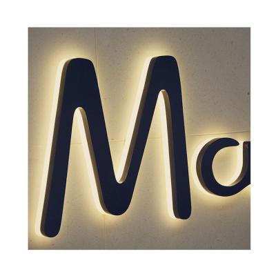 China Buildings Light Channel Letters Dummy Backlit Led Acrylic Luminous Frontlit Letter Characters for sale