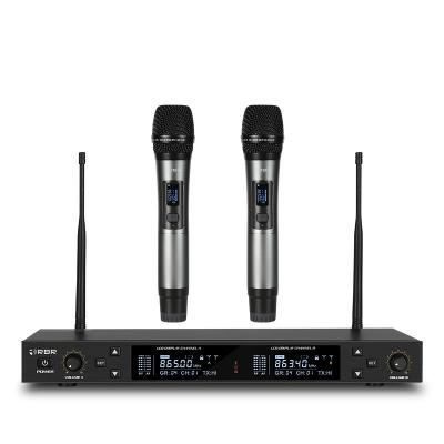 China Unique pilot ID technology top sell professional bm830 UHF wireless microphone MIC system for sale