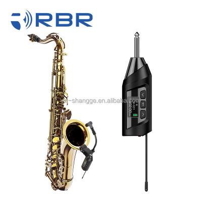 China Detachable function tr15 echo EQ instrument vocal saxophone wireless transmitter microphone for performance for sale