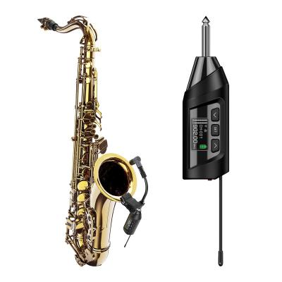 China Wireless Microphone Detachable Saxophone Gooseneck Microphone Gooseneck Microphone With Preset Echo 65 Meters 60 Channels Rechargeable 4.5 Hours Transmission for sale