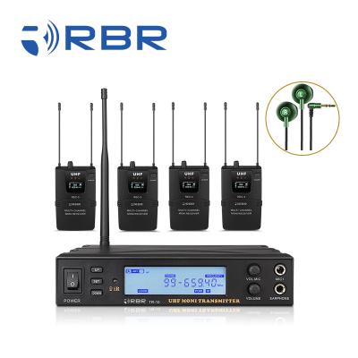 China Genuine TR10 Shock Mount Shock Mount Diversity Radio In Ear Monitor System With 4 Receiver for sale