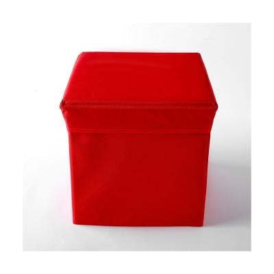 China Multifunctional Folding Oxford European Fabric Storage Stool Sustainable Storage Box Set Storage Stool for sale