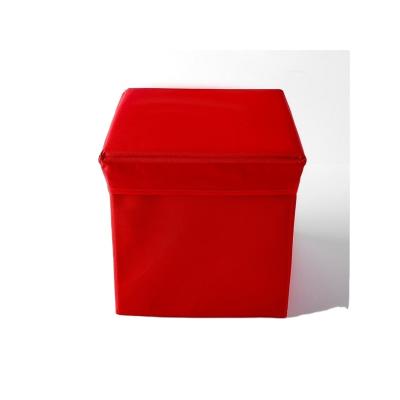 China Multifunctional Folding Oxford European Fabric Storage Stool Sustainable Storage Box Set Storage Stool for sale