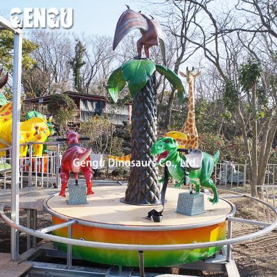 China Cartoon Fiberglass Dinosaur Steel Tower Amusement Steel Tower for sale