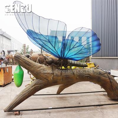 China Steel Steel Colorful Animatronic Butterflies Model for sale