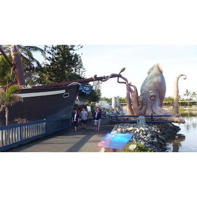 China High Quality Steel Large Outdoor Water Park Animatronic Animal Octopus for sale