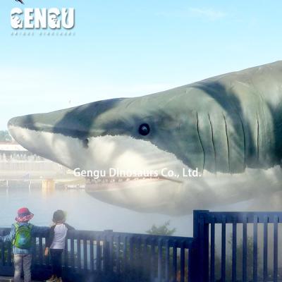 China High Simulation Steel Marine Animal Model Animatronic Steel Shark for sale