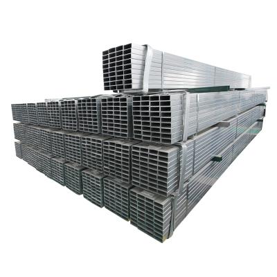 China Liquid Pipe Galvanized Steel Profile Square Tube Galvanized Square And Rectangular Steel Pipe for sale