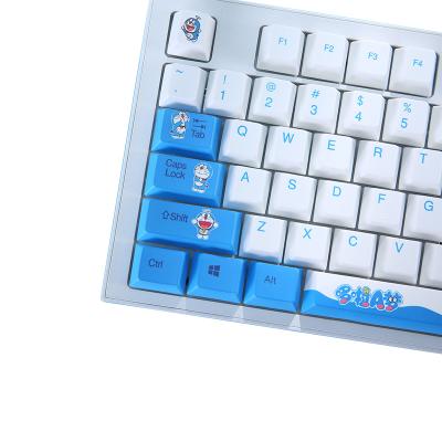 China Original Computer Keyboard Computer Keyboard OEM Sublimation Process Jingle Cat PBT Strong Mechanical Key Top for sale