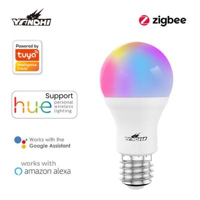 China Residential vintage 10w E27 Amazon alexa tuya smart home colorful zigbee wifi rgb led light tuya smart bulb for sale