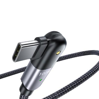 China 180 Rotating Head 180 Rotating Head 180 Degree Rotating Fast Type-C Dual 5A pd100W Cable For Samsung Huawei Charging C to C Cable for sale