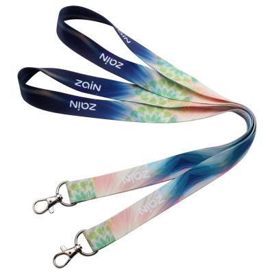 China Customized bulk wholesale polyester lanyards or personalizadas main lanyards polyester or lanyards personalizadas for sale