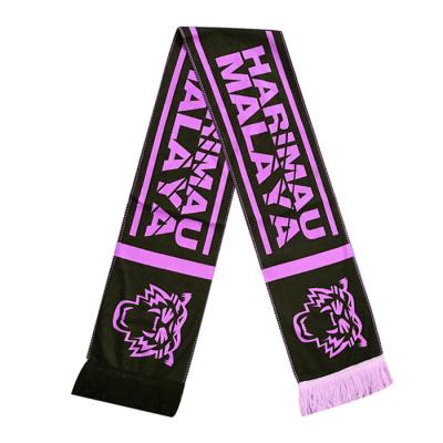 China Custom Jacquard Fan Scarf Wholesale Mexico Fan Scarf for sale