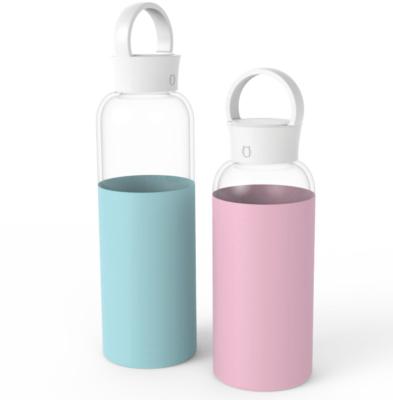 China New Sustainable High Quality Adults Gym Portable Insulated Drink Glass Bottle for sale