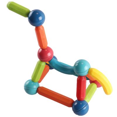 China New Rod Toy Colorful Magnetic Building Sticks from RuiQiang plastic factory and balls of other educational toys for sale