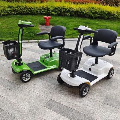 China 2022 china hot sale Folding electric mobility scooters electric 4 wheel handicapped big wheel for sale