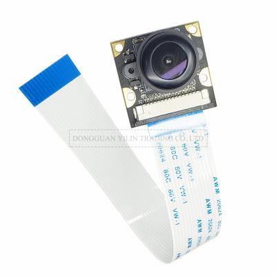 China Raspberry pi 3B 3B+ 4B 4B+ 130 Degree Camera Module OV5647 for Raspberry pi 3B 4B 3B+ Adjustable Focus HD 5MP 2592*1944 15Pin 1MM Spacing OEM for sale