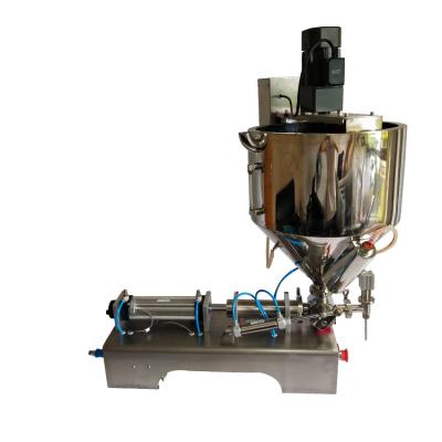 China Pneumatic Food Paste Freeze And Liquid Filling Machine With Heater Mixer And Stirring Devices for sale