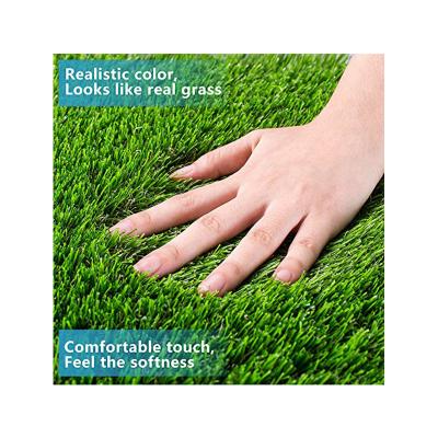 China PE+PE 30mm Outdoor Turf Carpet Green Synthetic Grass Artificial For Soccer Fields Football Playgrounds Garden Decoration Grass for sale