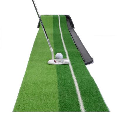 China 2.5m/3m Ty Outdoor Indoor Mini Golf Trainer Grass Mat Practice Putting Green Golf Training Mat for sale