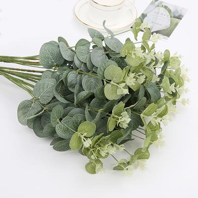 China Celebration Artificial Greenery Branches Leaves  High Quality Fabric Faux Eucalyptus Grass Branches  Leaves for sale