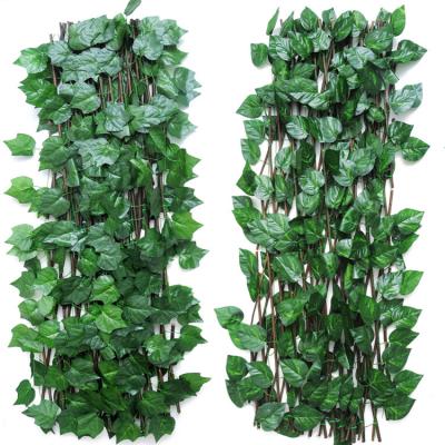 China Eco-friendly TY Synthetic Boxwood Leaves Hedge Fence Plant Wall For Outdoor Decoration for sale