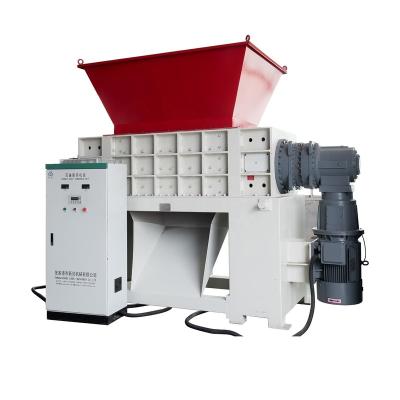 China Building Material Shops Cardboard Wood Box Scrap Metal Aluminum Textile Machine Double Shaft Plastic Waste Shredders for sale