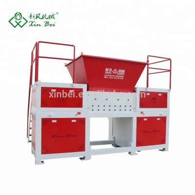 China Multifunctional heavy duty four shaft shredder / construction material stores miscellaneous shredder for waste tire, bulky waste for sale