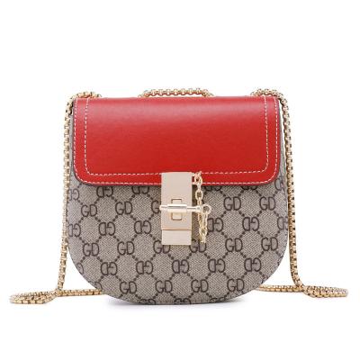 China Shoulder Bag Fashion Elegant Ladies PU Leather Chain Shoulder Bag for sale