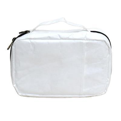 China Small Storage Bag Tyvek Dupont Paper Eco-friendly Waterproof Travel Cosmetics Bag Women Makeup Bag for sale