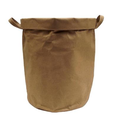 China New Eco-Friendly Multifunctional Wholesale Home Clothes Storage Bags Washable Kraft Paper Bag for sale