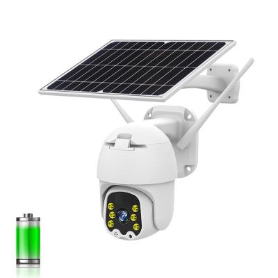 China Human Motion Tracking 1080 PTZ Camera Outdoor Solar Surveillance Camera Wifi Cctv Solar Powered Security Camera for sale