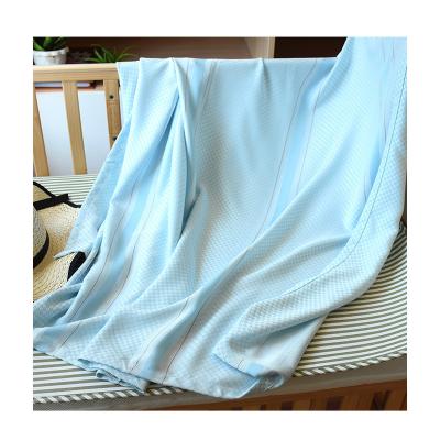 China Anti-Pull Solid Color Baby Blanket Hot Selling Bamboo Fiber Cooling Blanket For Newborn Baby Soft Baby Blanket for sale