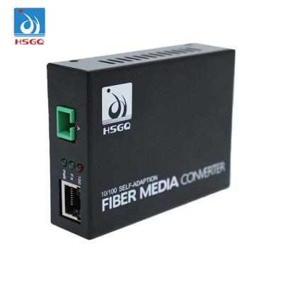 China FTTX Network Solution HSGQ 100M 20KM SFC Fiber Optic GPON EPON Media Converter RJ45 Network ONU Equipment for sale