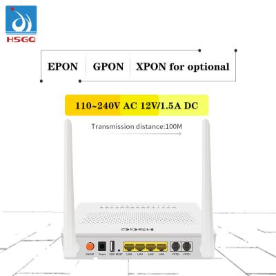 China HSGQ-X422W School Fiber Optical Home Network Dual Band Epon Gepon XPON Onu for sale