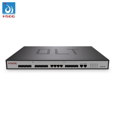 China School HSGQ-XE08 8port with 10G uplink port compatible with HUAWEI fiber optic equipment EPON OLT for sale